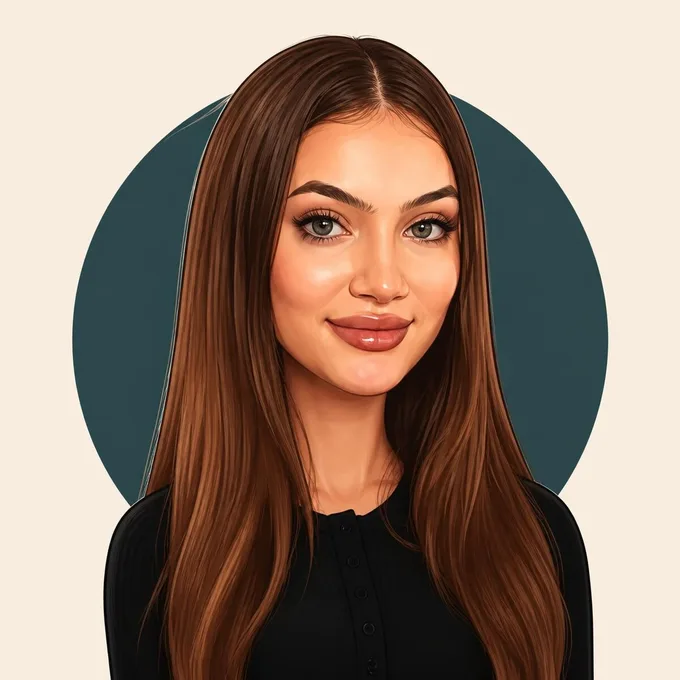 Illustrated portrait of Bella, EnableUs