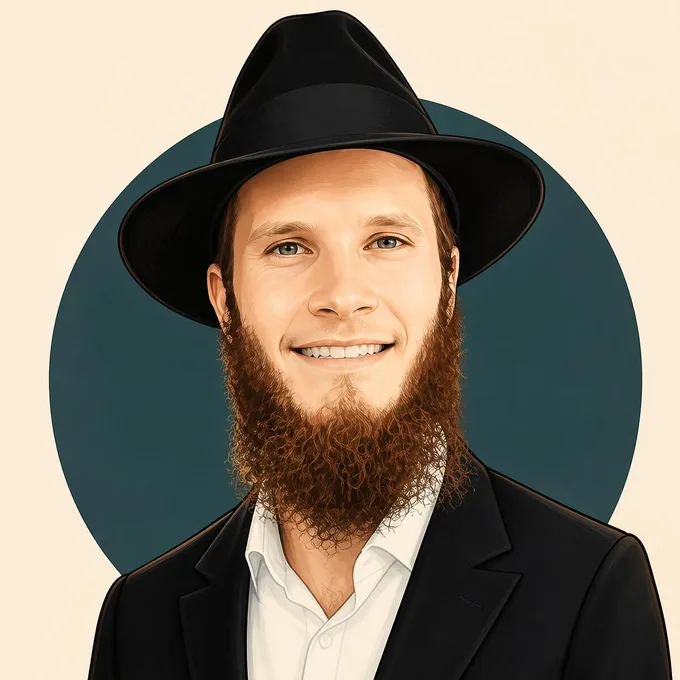 Illustrated portrait of Ben, EnableUs