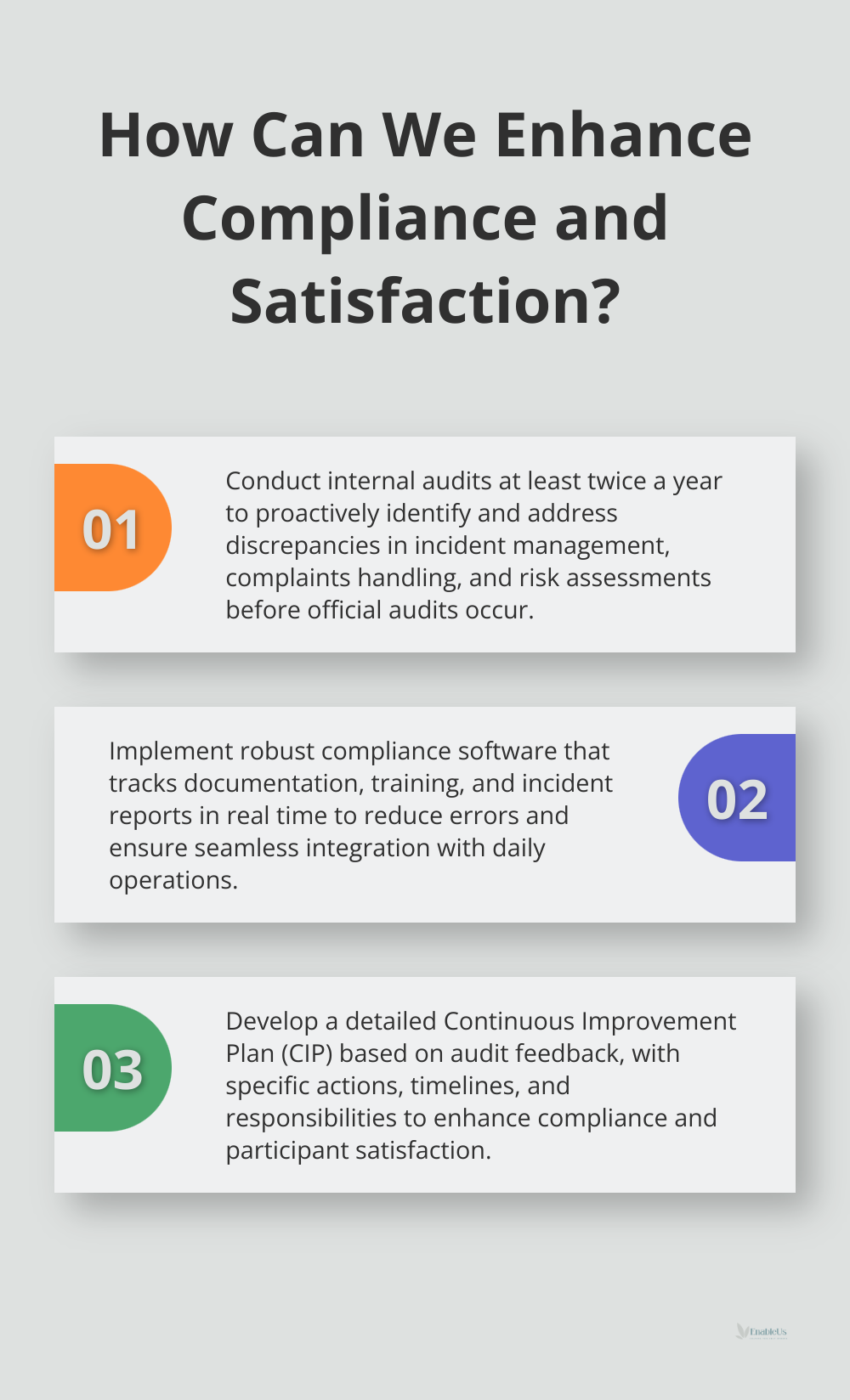 Fact - How Can We Enhance Compliance and Satisfaction?